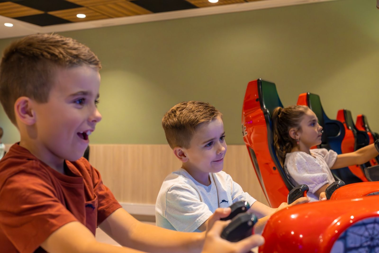Kids at Playland at Carina